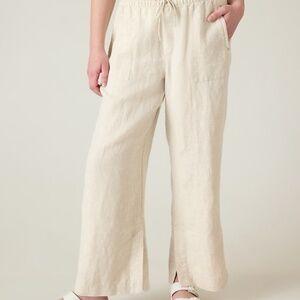 Athleta Retreat Linen Wide Leg Pants